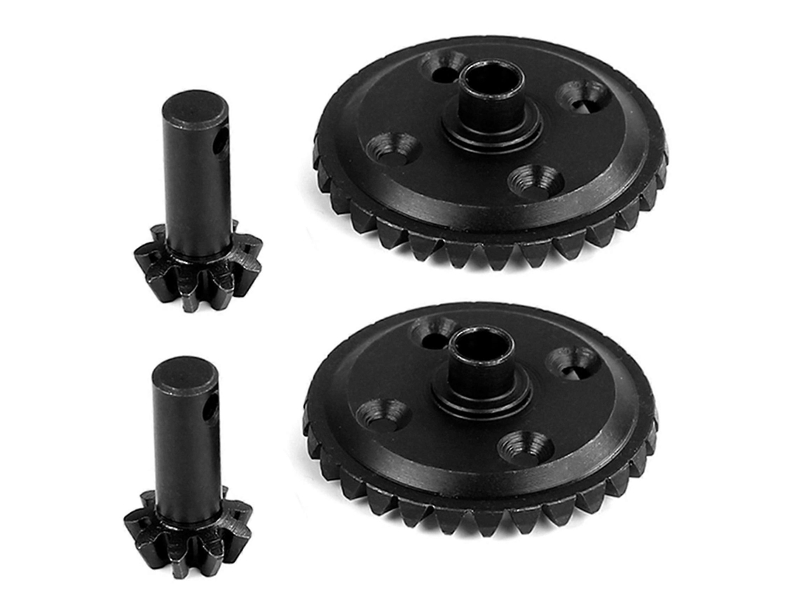 Engranaje cónico de transmisión, engranaje diferencial compatible con 1/8 Hpi Racing Savage XL Flux Rovan Sygo