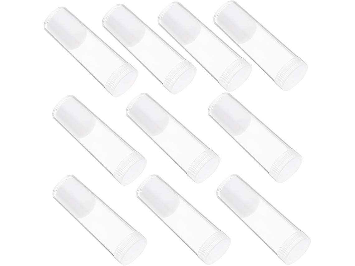 Juego De 10 Tubos Transparentes De 31 Mm Para Monedas Con Almohadilla De Espuma.