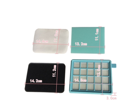 4 unids/set filtro de fieltro de espuma para Philips Fc8058/01 Fc8470-Fc8479 Fc8630-Fc8639 aspiradora herramientas de limpieza del hogar de repuesto