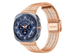 Pulsera para Samsung Galaxy Watch Ultra - Acero inoxidable con hebilla de 7 cuentas (47 mm)