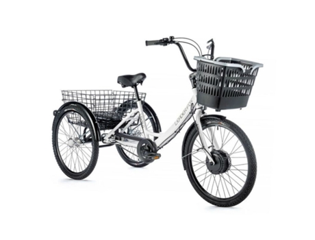 Triciclo eléctrico - motor mixto, rueda delantera, batería, freno y dirección LEADER FOX Lovelo 2023 Bafang