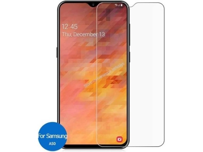 Protector de Cristal Templado Samsung Galaxy A50 Negro