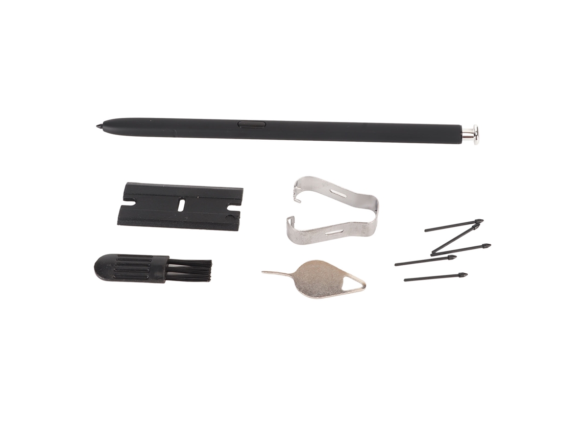 Caneta Estilo Stylus Com Ponta Extra Para Samsung Galaxy S22 Ultra Prata