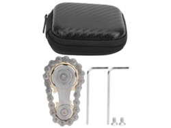 Juguete De Descompresión Con Giroscopio De Acero Inoxidable Dorado Edc