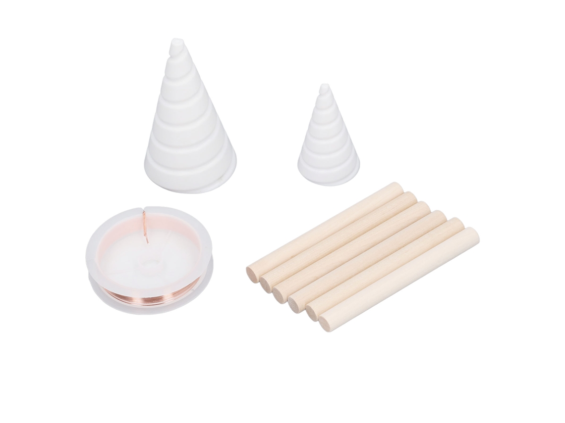 Kit De 9 Piezas De Cobre Para Jardinería Y Cultivo Eléctrico Con Antena, Soporte, Cable, Herramientas Y Estacas.