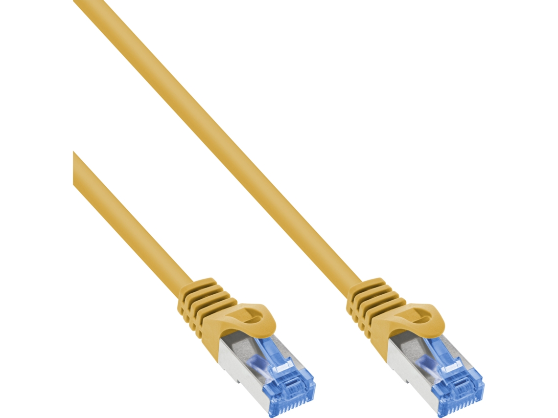 72603y Cabo De Rede Amarelo 3 M Cat6a S/ftp Inline (s Stp)