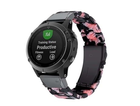Correa Resina Luxury Rodonita Garmin Fenix 5X