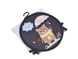 Bolsa Organizadora De Osito De Punto Para Juguetes De Baño Infantiles Con Aplicador De Ventosa.