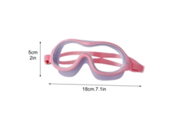 Gafas de natación para adultos, talla grande, resistentes al agua.