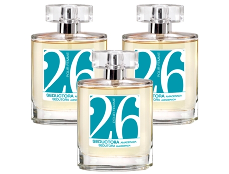 3x Happy Collection Perfume de Mujer Nº26 100ml CARAVAN