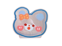 Portalápices De Acrílico Transparente Con Un Bonito Diseño De Oso Para Guardar Brochas De Maquillaje.