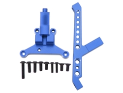 Soporte Delantero De Chasis De Aleación De Aluminio Para Coche Rc Traxxas Sledg 4wd 1/8 - Azul