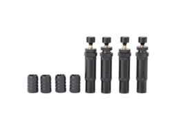 Kit De 4 Válvulas Automáticas De Desinflado De Neumáticos, De Acero Inoxidable, Con Boquilla, Ajustables, Para Uso Todoterreno.
