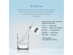 Lápiz Detector De Tds Portátil Xiaomi Para Análisis De Pureza Del Agua, Ipx6, Batería Ag13