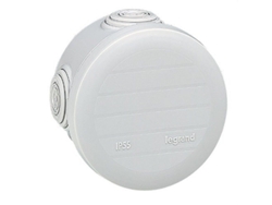 Legrand 092002 | Caja Plexo Redonda Con 4 Conos Ip55/ik07 Ø70x45mm Para Cables Y Tubos De Ø4-20mm Fabricada En Termoplástico Col