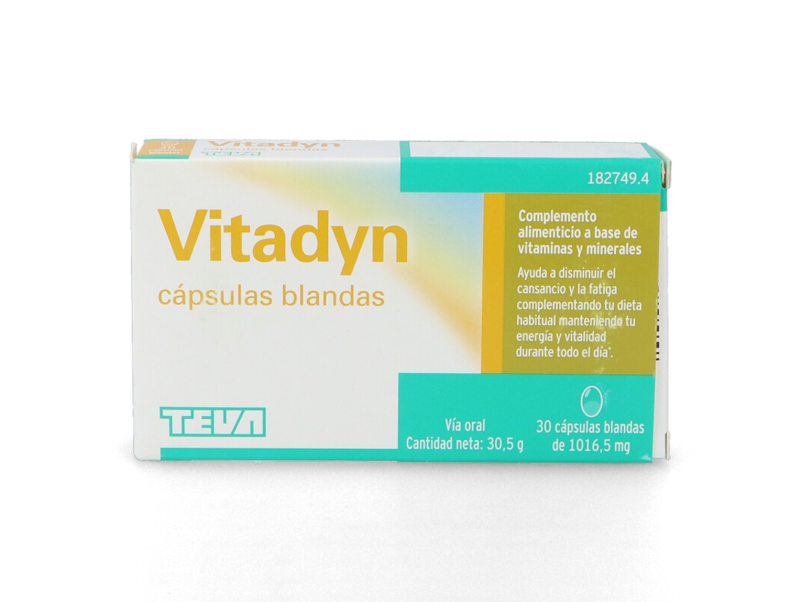 Complemento Alimentar TEVA Vitadyn 30 Caps Blandas