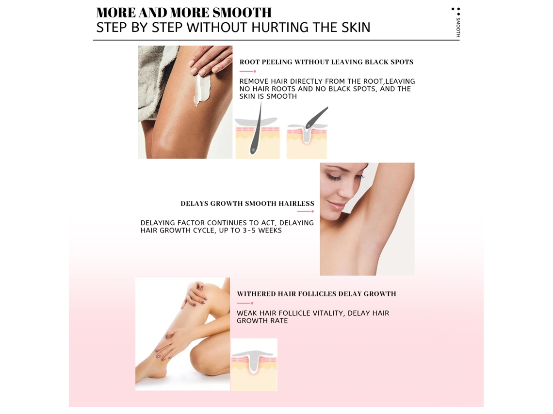 2026-eelhoe Crema depilatoria corporal en espuma de miel para axilas, piernas, brazos, hombres y mujeres