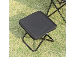 2 Unidades Negras ipree Taburetes Plegables Exteriores 100kg Imprescindibles Camping Silla Portátil Ultraligera Playa Picnic Pesca Senderismo