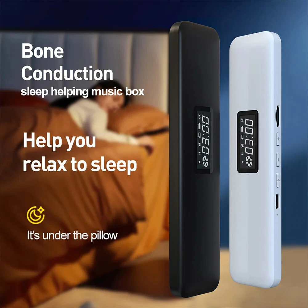 Altavoz Bluetooth De Bolsillo Para Colocar Debajo De La Almohada, Caja De Sonido De Conducción Ósea, Estéreo De Alta Fidelidad, Pantalla Digital Led,