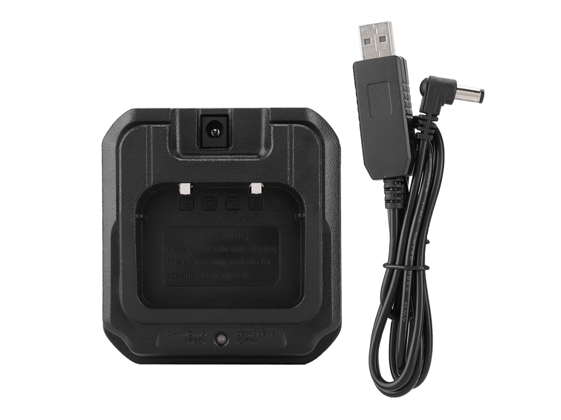 Cargador de escritorio (Charge UV 9R, cable USB)