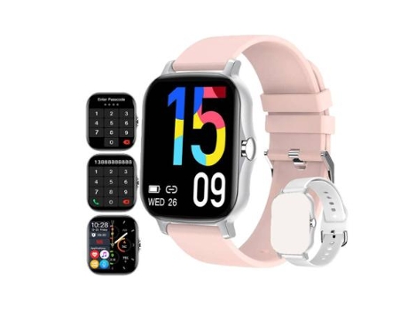 Reloj inteligente 2022 (respuesta Bluetooth para hacer llamadas/control de voz), relojes deportivos impermeables con rastreador de sueño de oxígeno...