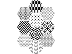 Pegatinas Hexagonales Antideslizantes Para Suelo, Paquete De 10, Impermeables, Duraderas, Para Azulejos.
