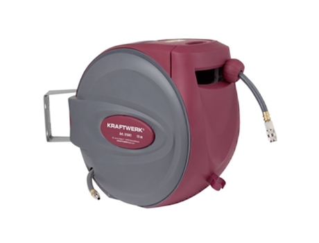 KRAFTWERK Kra 31041 Manguera Neumática Con Enrollador Automático 15 + 1 M