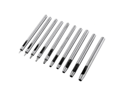 Kit De 10 Perforadoras Huecas De Acero Para Cuero, Cinturones Y Manualidades, Herramienta De 0,5 A 5 Mm.