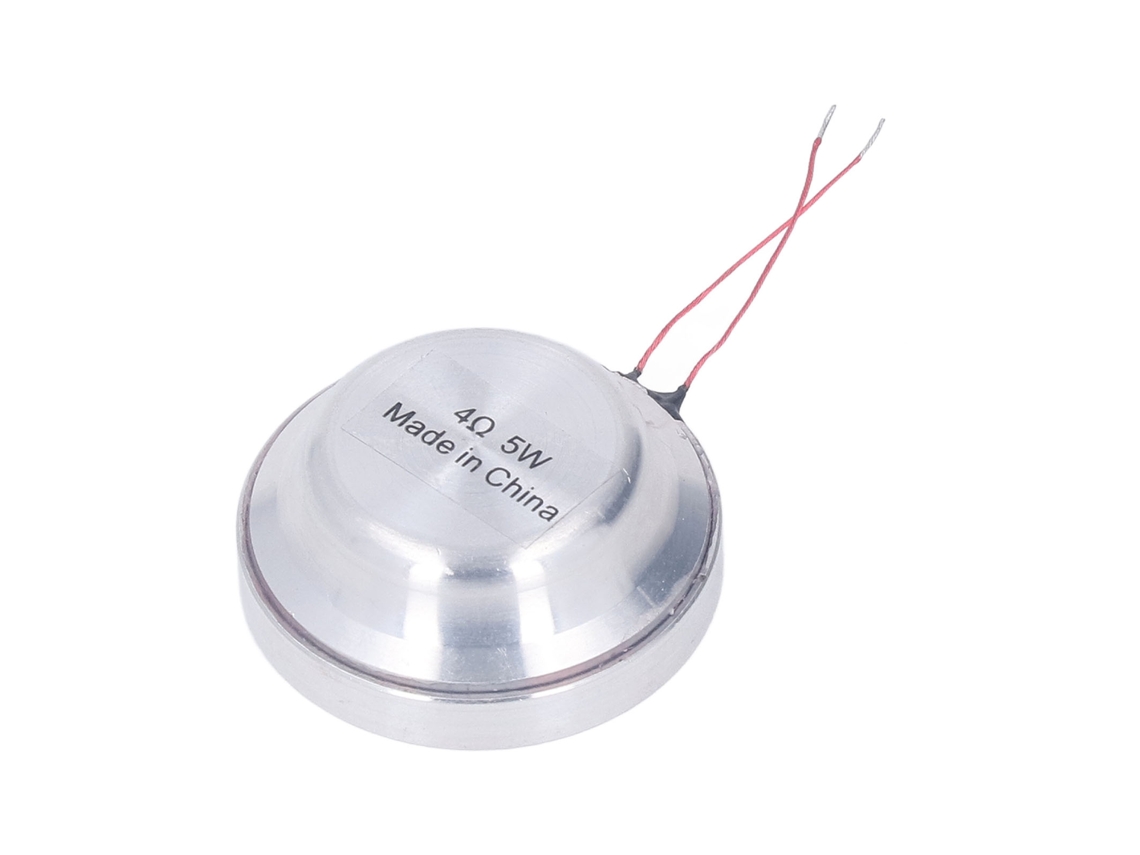 Altavoz de resonancia vibracional de frecuencia completa Veloriskku de 35 mm, 4 Ω, 5 W para equipos electrónicos.