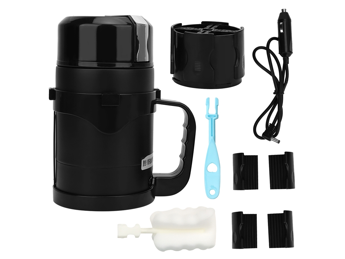 Hervidor eléctrico de acero inoxidable de gran capacidad para calentar el coche, aleación de 12-24 V