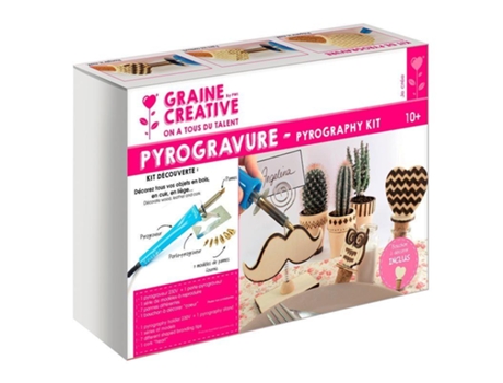 Caja pirograbado GRAINE CRÉATIVE