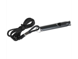 Silbato de supervivencia, aluminio, negro Hlk