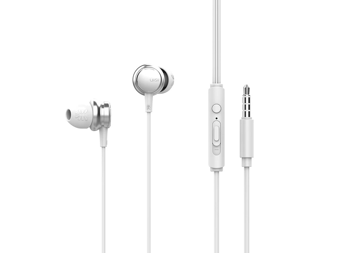 Auriculares Inalámbricos Bass Heavy YIZHOOD Metal Bluetooth Blanco