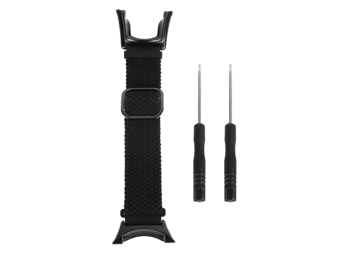 Correa Elástica De Nailon Trenzado Para Suunto Ambit 1 2 3 Sport Peak Con Destornillador - Negra