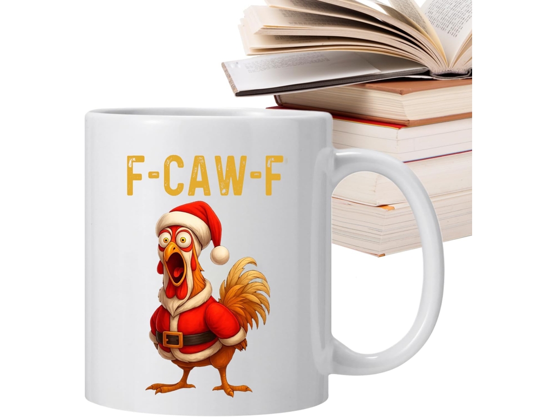 Taza decorativa de 350 ml con diseño de gallo, ideal para mujeres, hombres, adultos y amigos. Cas Gokoco