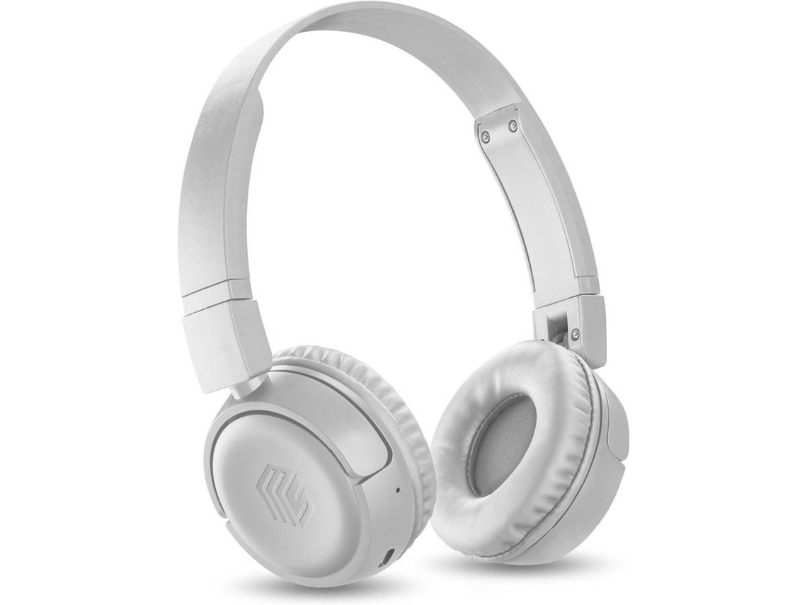 Auriculares Bluetooth MUSIC SOUND Vibed (On Ear - Micrófono - Blanco)