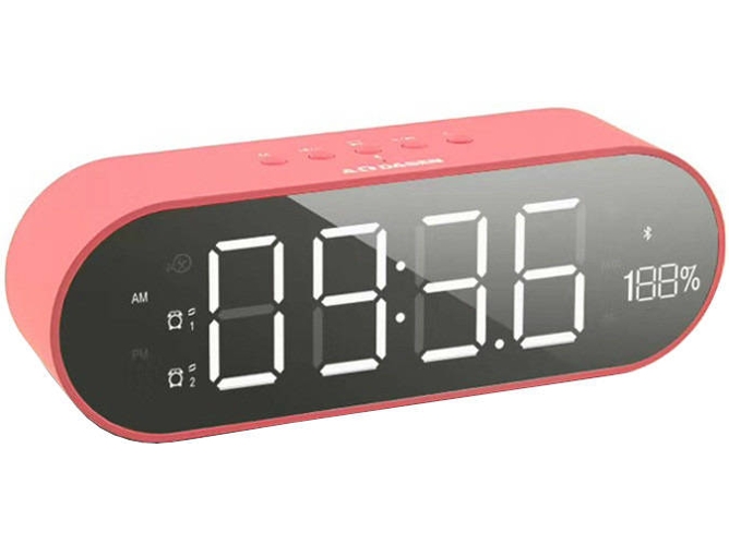 Reloj Despertador RITTEREC Dual Rosa