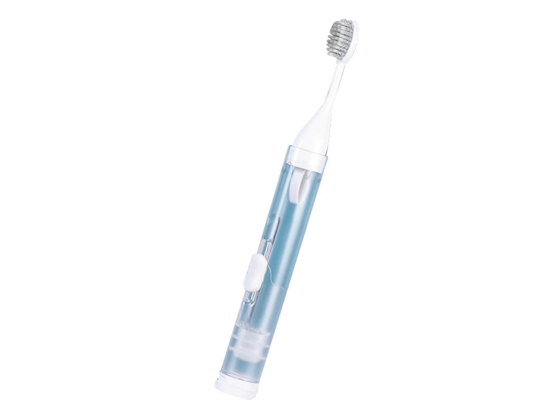 Cepillo de dientes portátil Rosewell con tubo de pasta dental transparente, ligero y suave para uso doméstico.