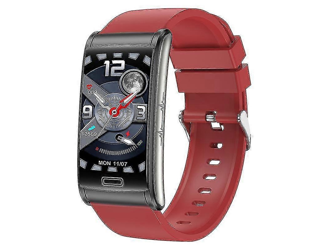 Reloj inteligente E600 2024, no invasivo, con podómetro, electrocardiograma, monitorización de presión arterial y glucosa en sangre Ly Ebike