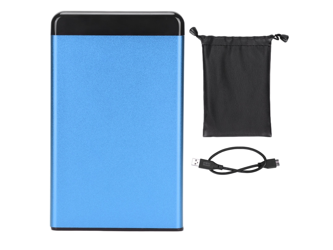 Disco Duro Externo Usb3.0 De 2.5 Pulgadas Portátil De Aleación De Aluminio Móvil 1tb Azul