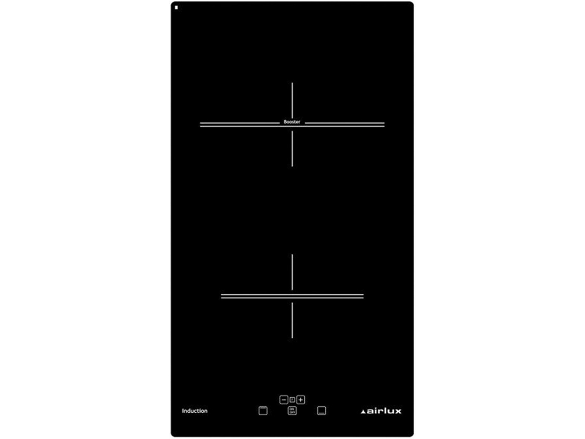 Placa de Inducción AIRLUX ATI322BK (Eléctrica - 29 cm - Negro)