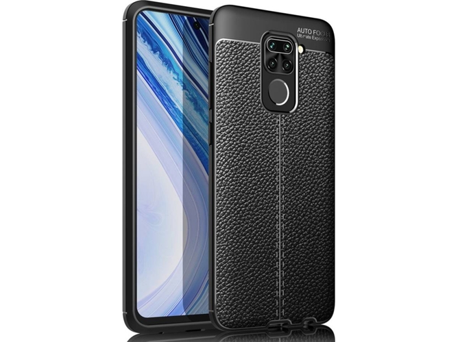 Funda Xiaomi Redmi Note 9 PHONESHIELD Rugged Leather Negro