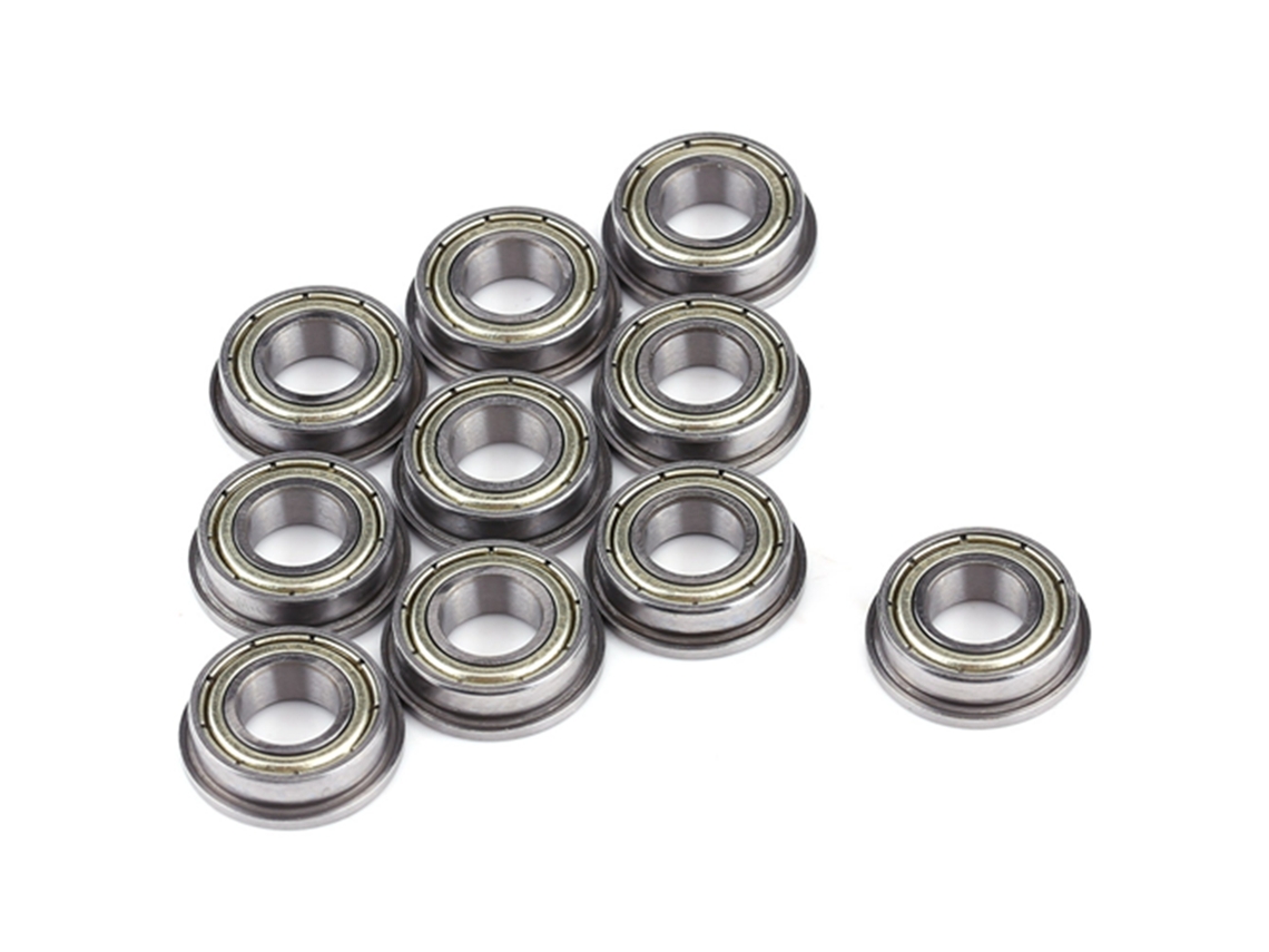 10 Rodamientos De Bolas Miniatura Con Brida F688zz De Acero Con Doble Blindaje De 8x16x5 Mm
