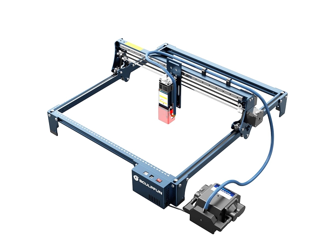 Grabadora láser, potencia óptica de 10 W, asistencia de aire automática, diseño de lente reemplazable, Sculpfun S30 Pro 10W, UE