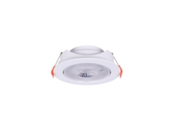 Foco empotrable Intego Spot redondo 1X5W LED 350Lm 6400K 36 Xd.9Cm blanco FERRIMEX