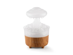 Humidificador y difusor de aroma Raindrop con temporizador y luces de siete colores Cuich (blanco)