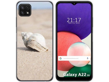Carcasa Samsung Galaxy A22 5G TUMUNDOSMARTPHONE Concha Multicolor