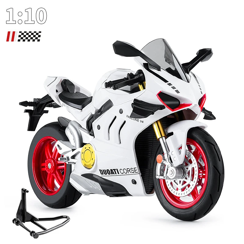 Modelo De Motocicleta Coleccionable De Aleación Fundida A Presión A Escala 1:10