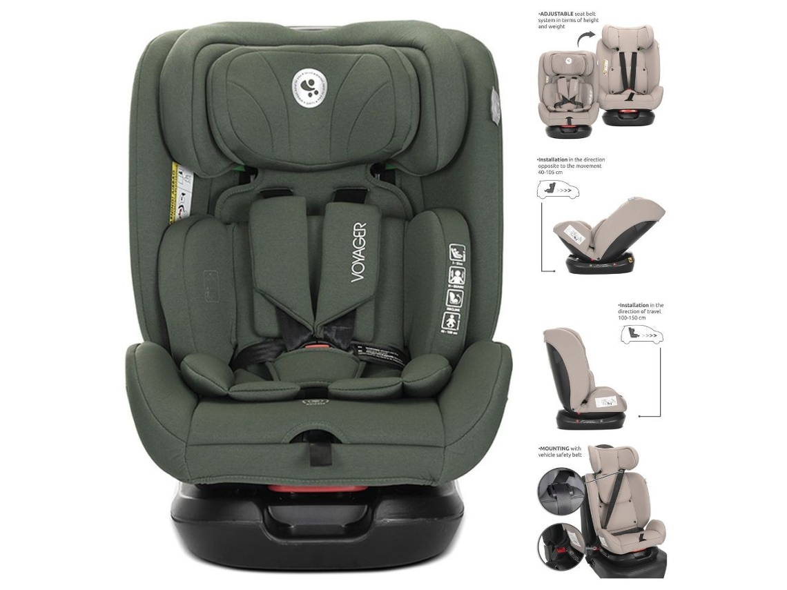 Silla De Auto Voyager I-size (40-150 Cm) De Lorelli - Green*