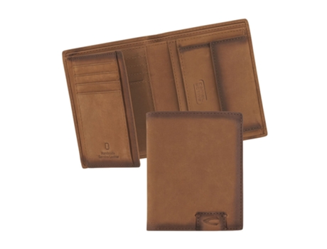 Billetera Vertical Activa De Camello Con Soporte De Pizarra De Dallas
